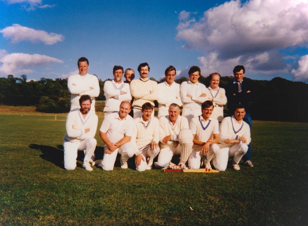 1990 CBCC. Rear L-R: Les Rouse, Dave Jackson, Pat Collier (behind) Dave Coward, ?, Kevin Haines, Colin Fielding, Wally Burgess Front L-R: Dave Creasey, Pete Szcsesiak, Reg Waite, Jim Taylor, Rob Fry, Martin Matthews.