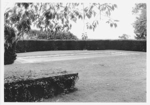 'New’ Compton House. Swimming pool. 1990