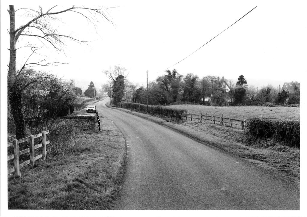 From Village Pond towards centre of village 1990