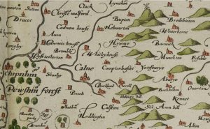 Wiltshire, 1576 Map